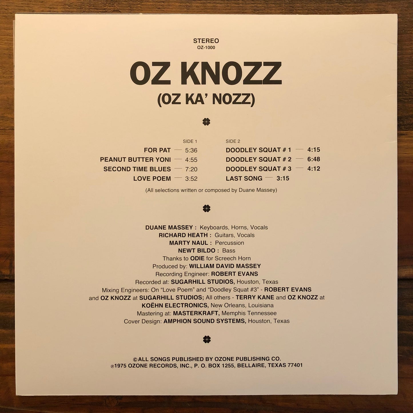 Oz Knozz, "Ruff Mix" [Used]