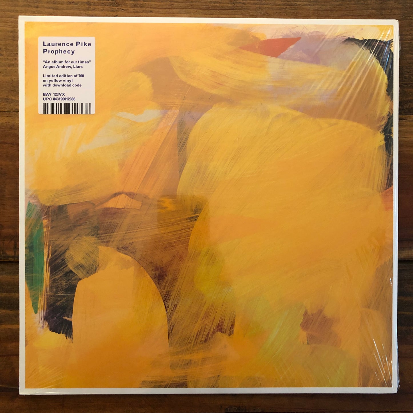 Laurence Pike, "Prophecy" (Yellow Vinyl) [Used]