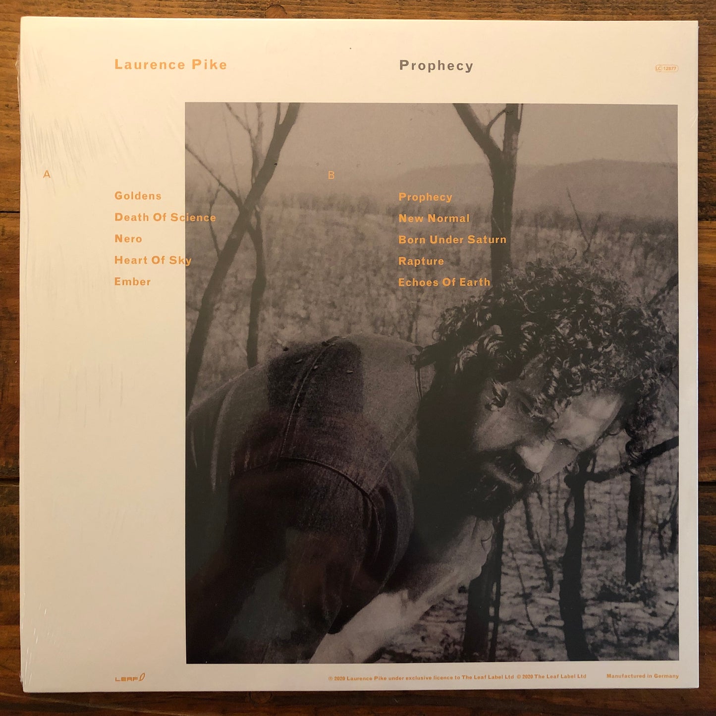 Laurence Pike, "Prophecy" (Yellow Vinyl) [Used]