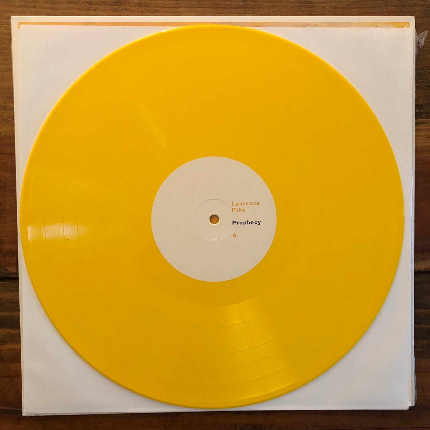 Laurence Pike, "Prophecy" (Yellow Vinyl) [Used]