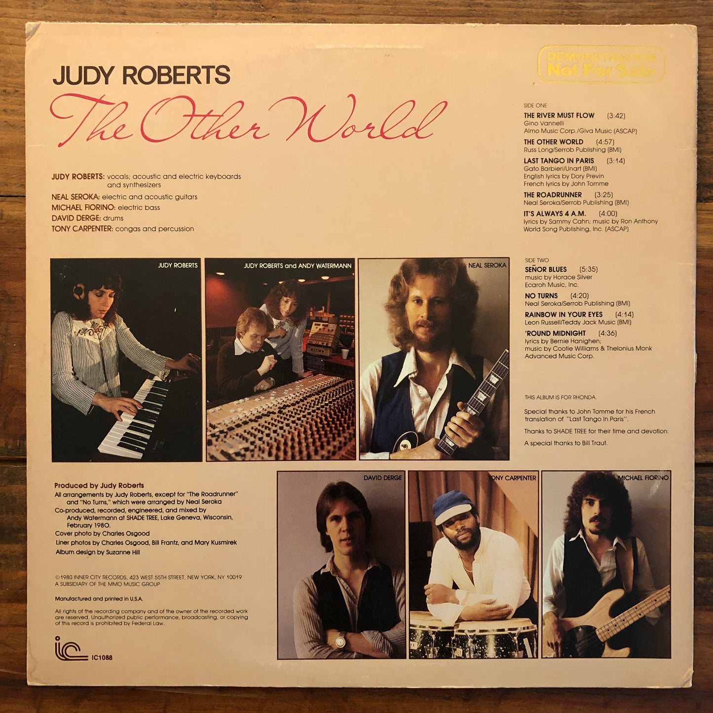 Judy Roberts, "The Other World" [Used]