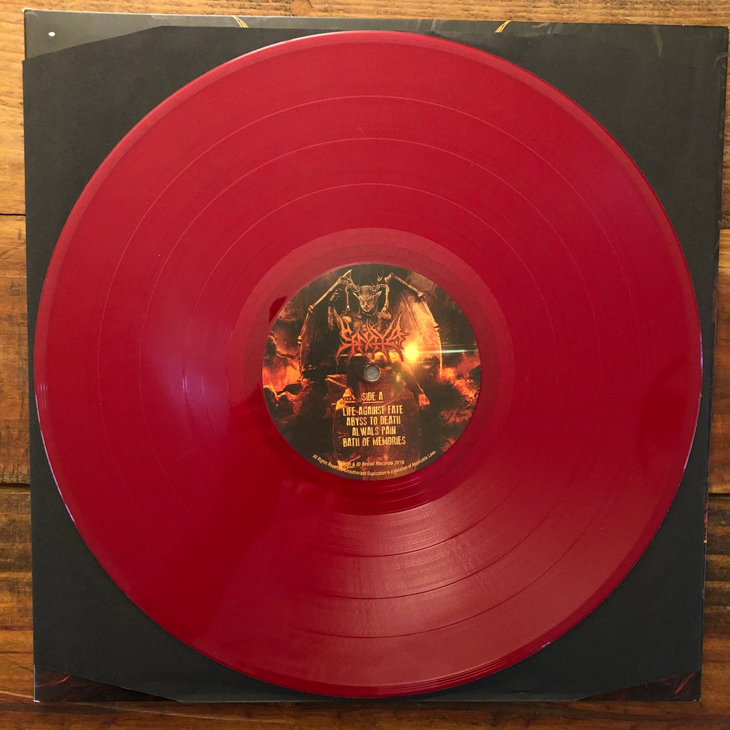 Sinaya, "Maze of Madness" (Red Vinyl) [Used]