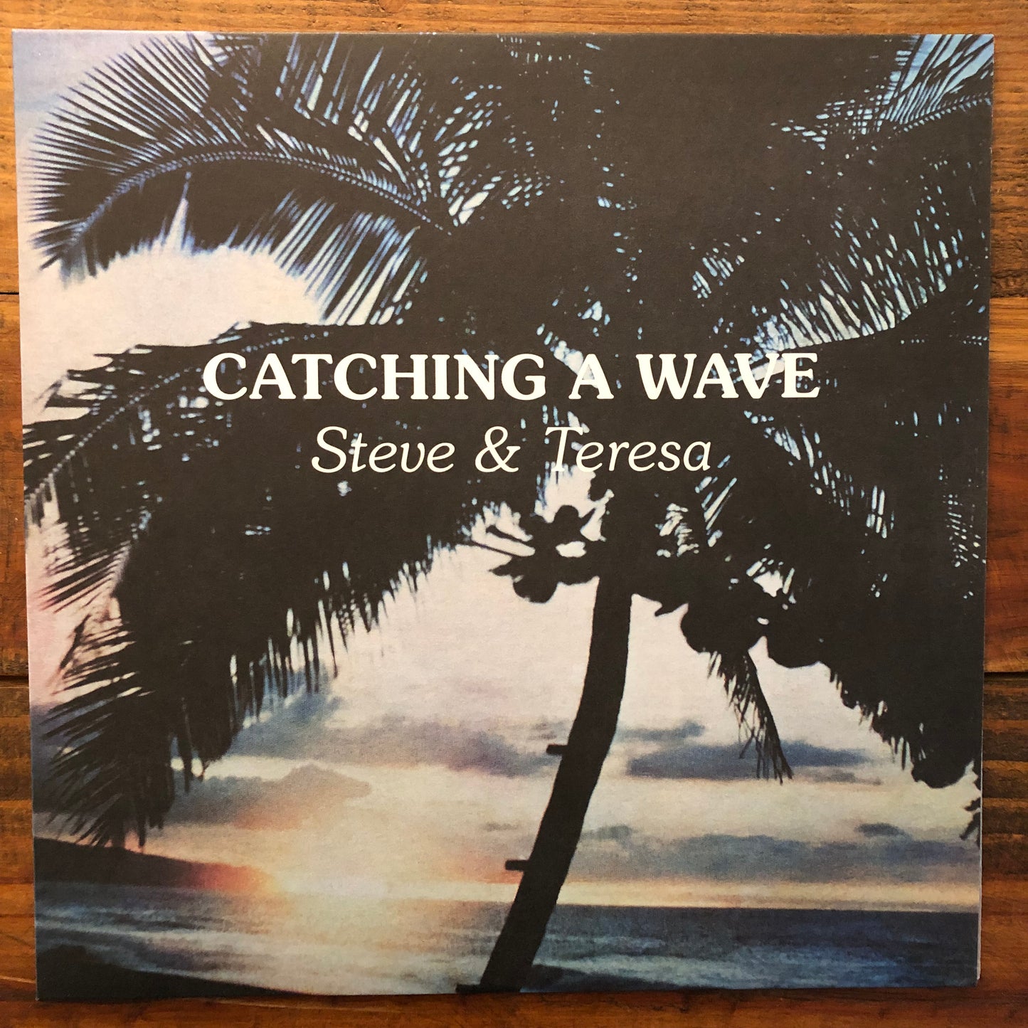 Steve & Teresa, "Catching a Wave" (Blue Swirl Vinyl) [Used]