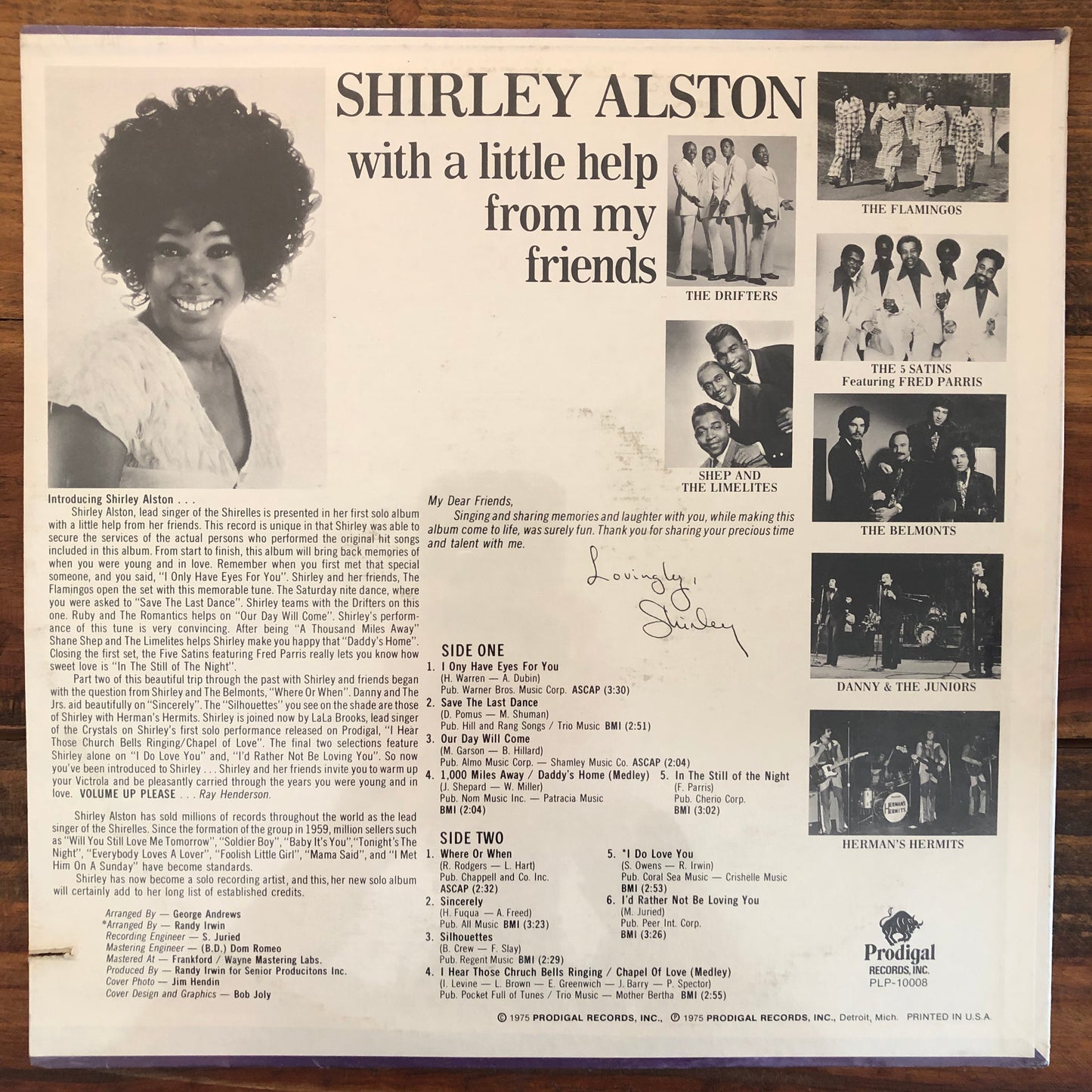 Shirley Alston, "With a Little Help From My Friends" (Sealed) [Used]