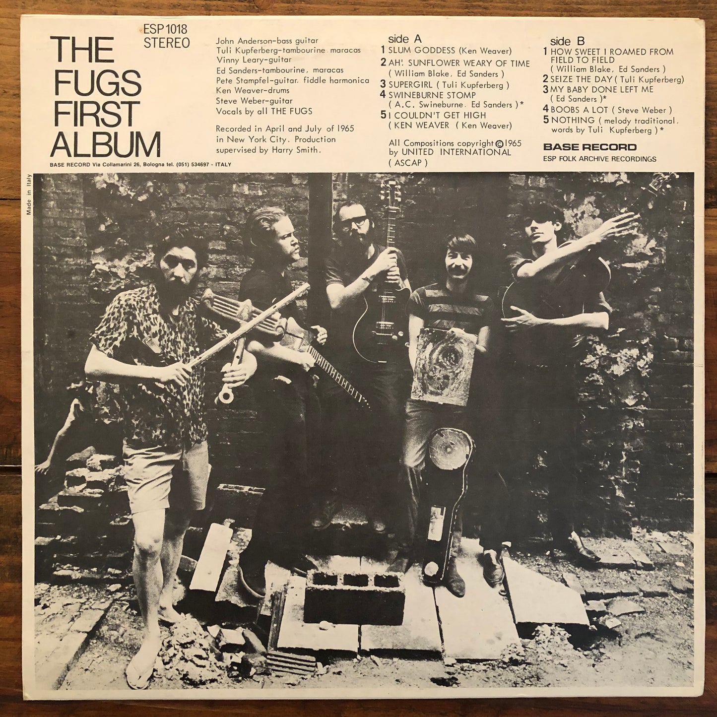 Fugs, "The Fugs First Album" [Used]