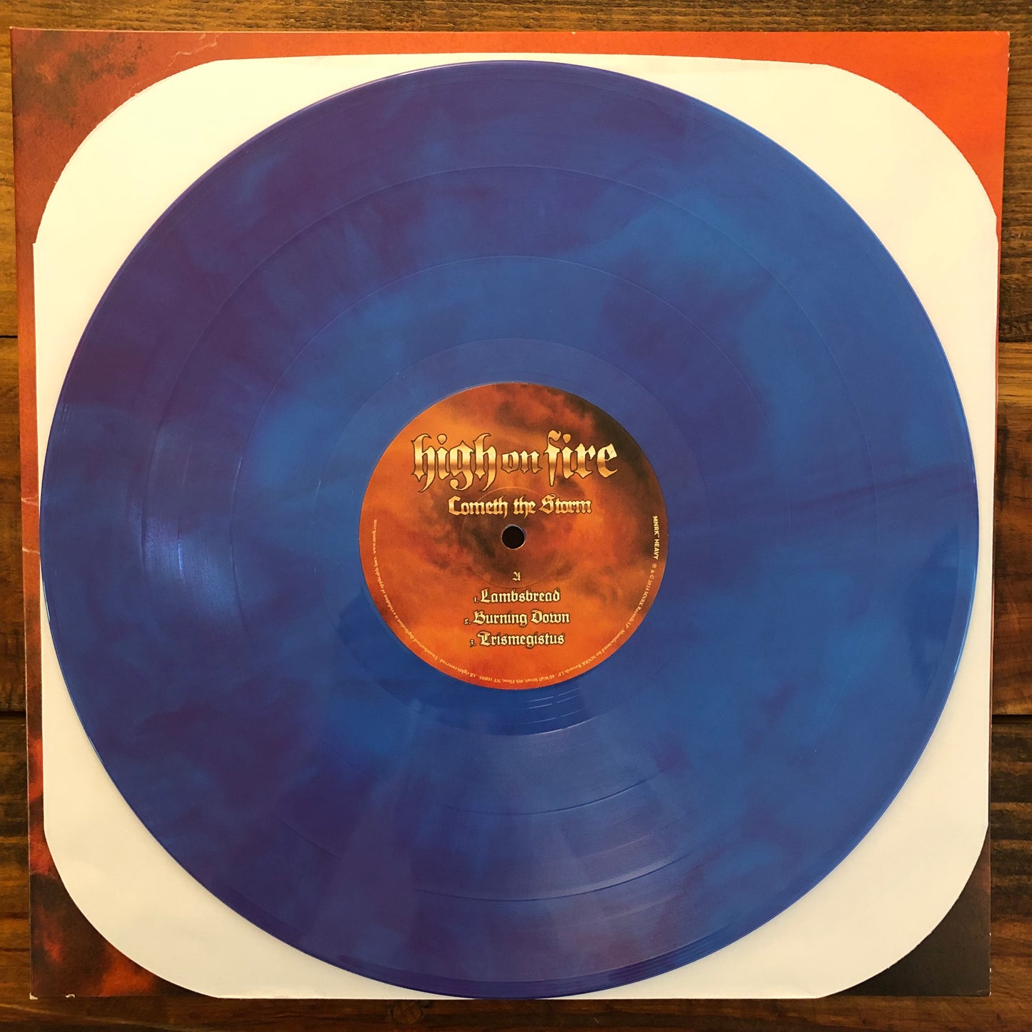 High on Fire, "Cometh the Storm" (Orchid & Sky Blue Vinyl) [Used]