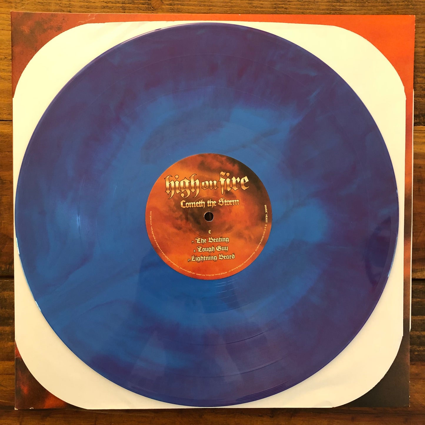 High on Fire, "Cometh the Storm" (Orchid & Sky Blue Vinyl) [Used]