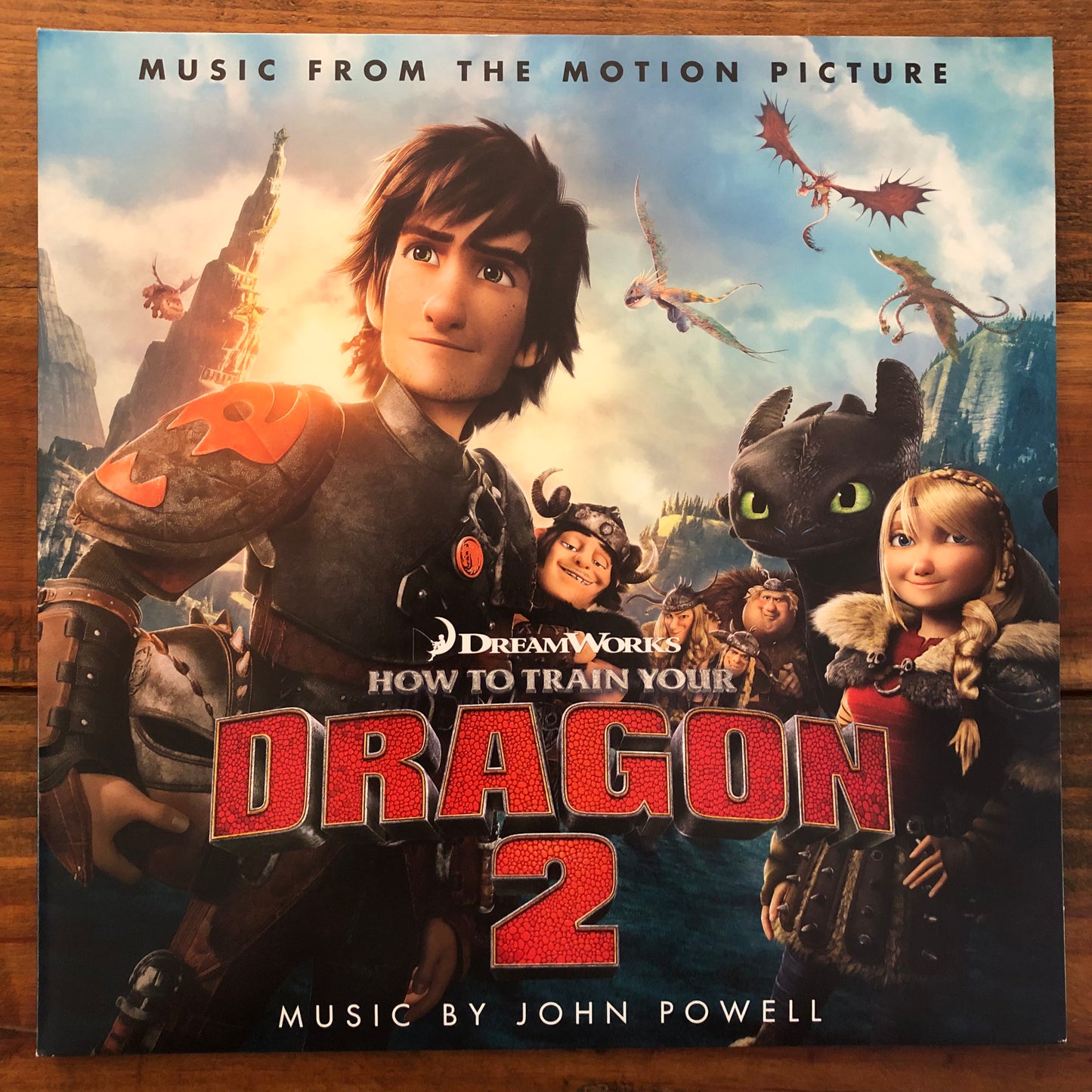 John Powell, "How to Train Your Dragon 2" Soundtrack (Red Vinyl with Splatter) [Used]