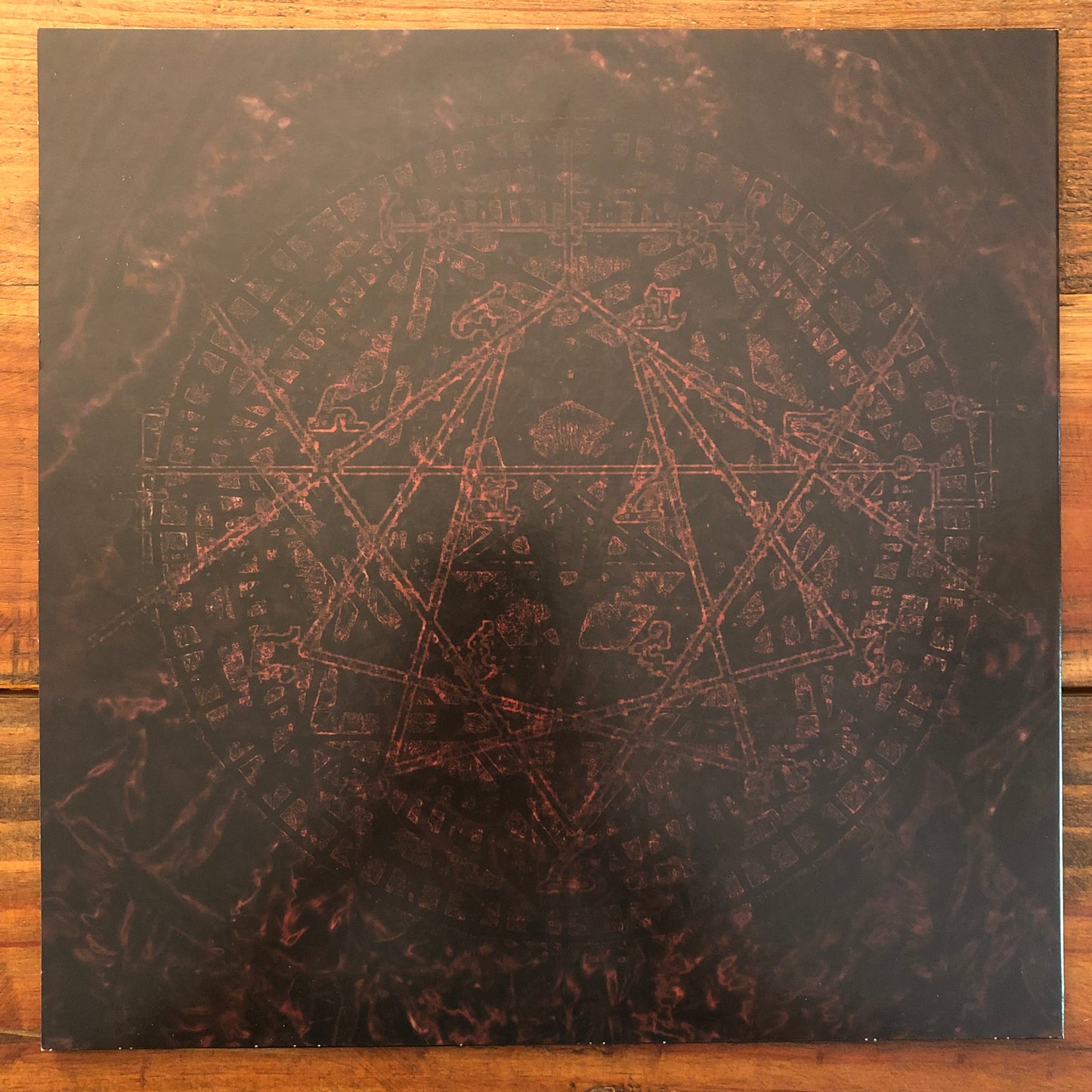 Impetuous Ritual, "Blight Upon Martyred Sentience" (Red Vinyl with Black Splatter) [Used]