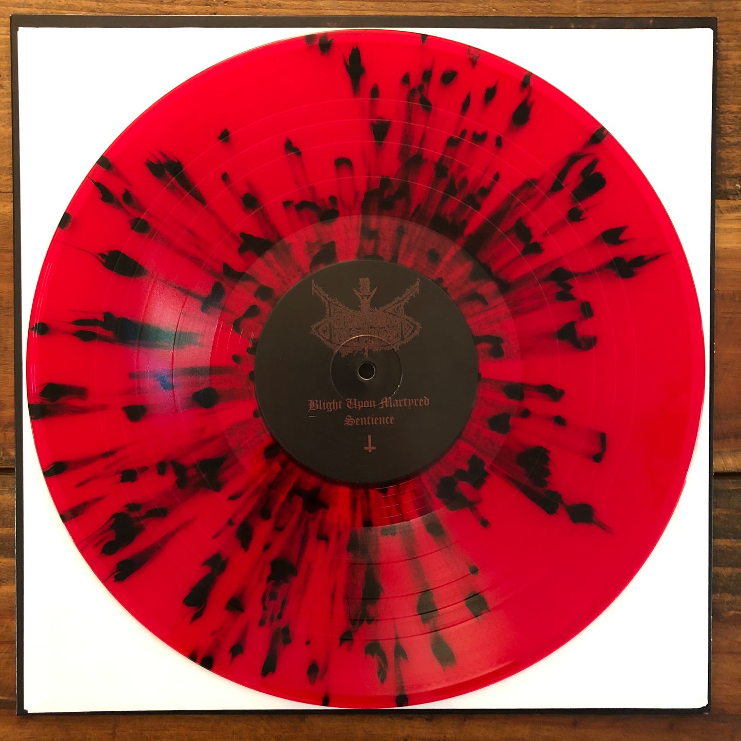 Impetuous Ritual, "Blight Upon Martyred Sentience" (Red Vinyl with Black Splatter) [Used]