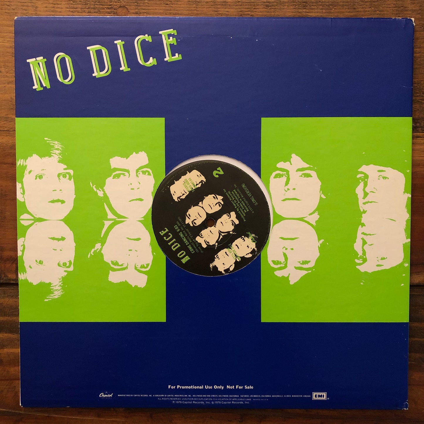 No Dice, "Come Dancing" (12" / Blue Vinyl) [Used]