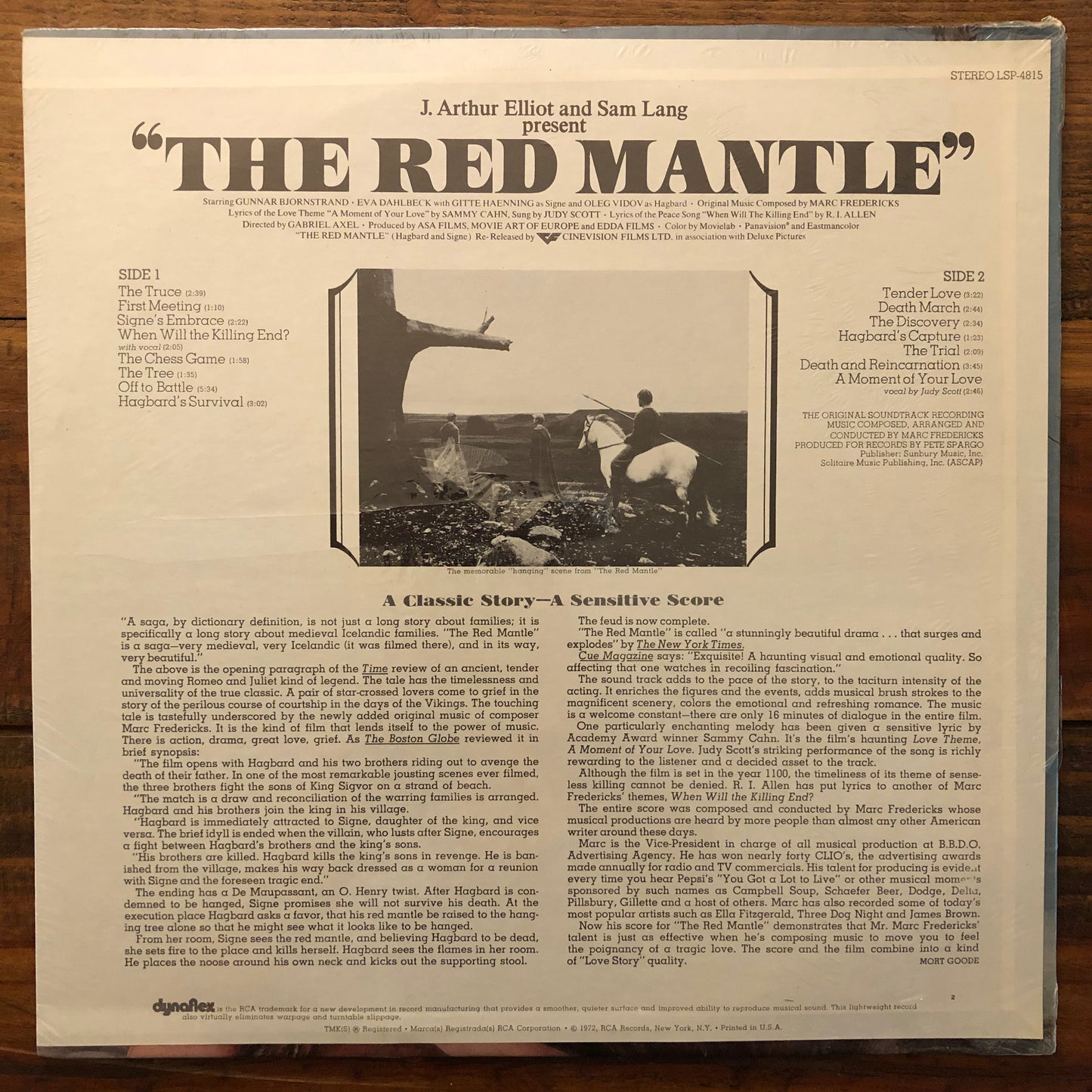 Marc Fredericks, "The Red Mantle" Soundtrack (Sealed) [Used]