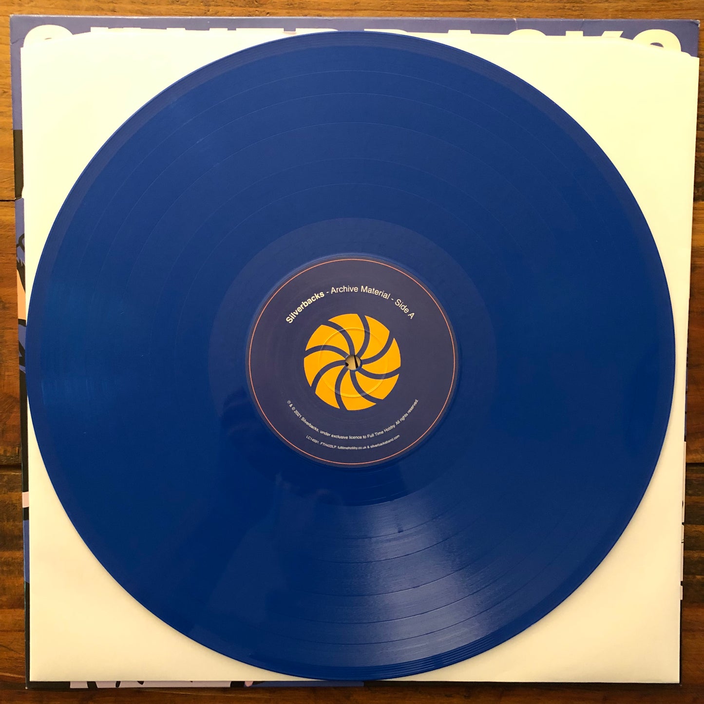 Silverbacks, "Archive Material" (Blue Vinyl) [Used]