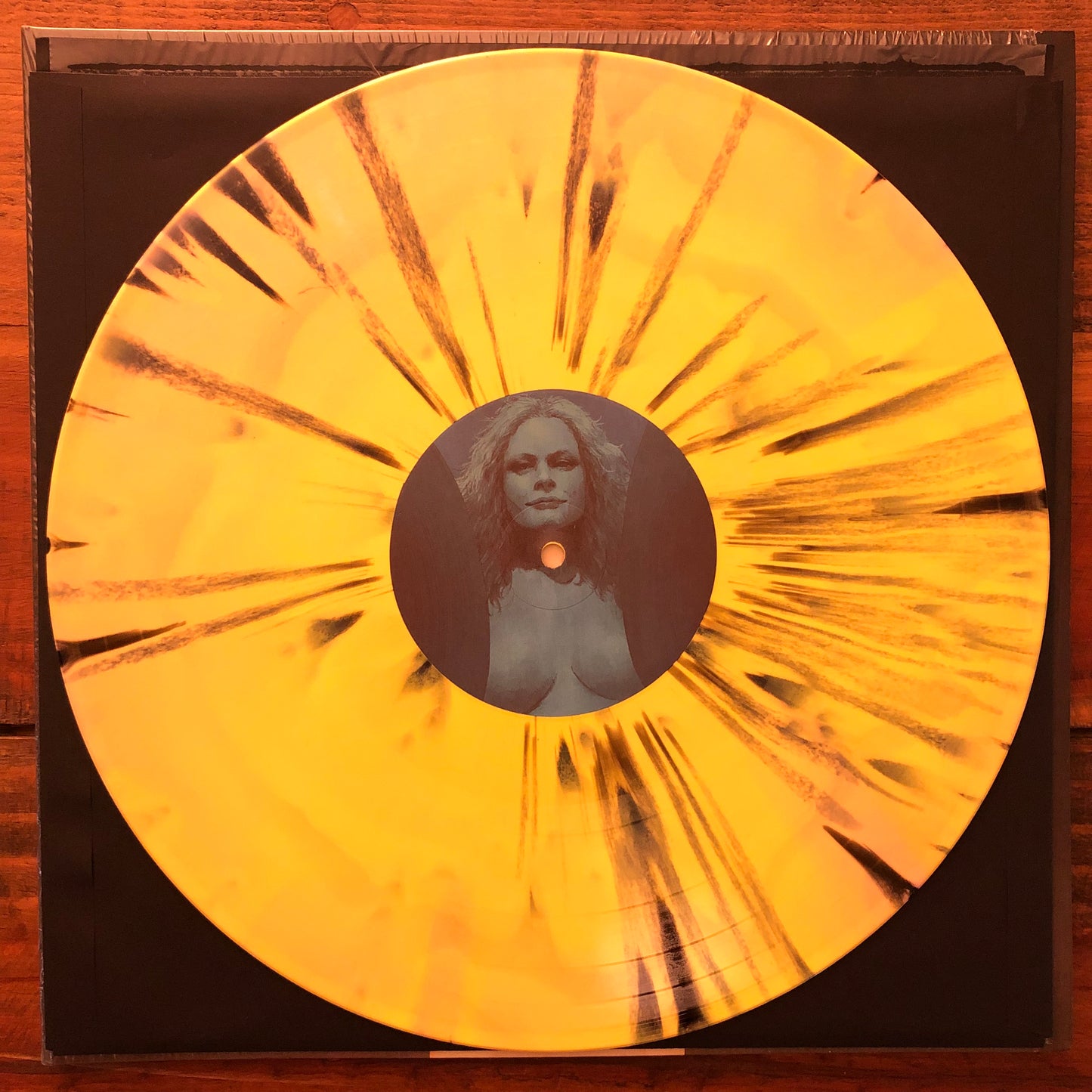 Gil Melle, "The Sentinel Soundtrack" (Cream & Yellow with Splatter) [Used]