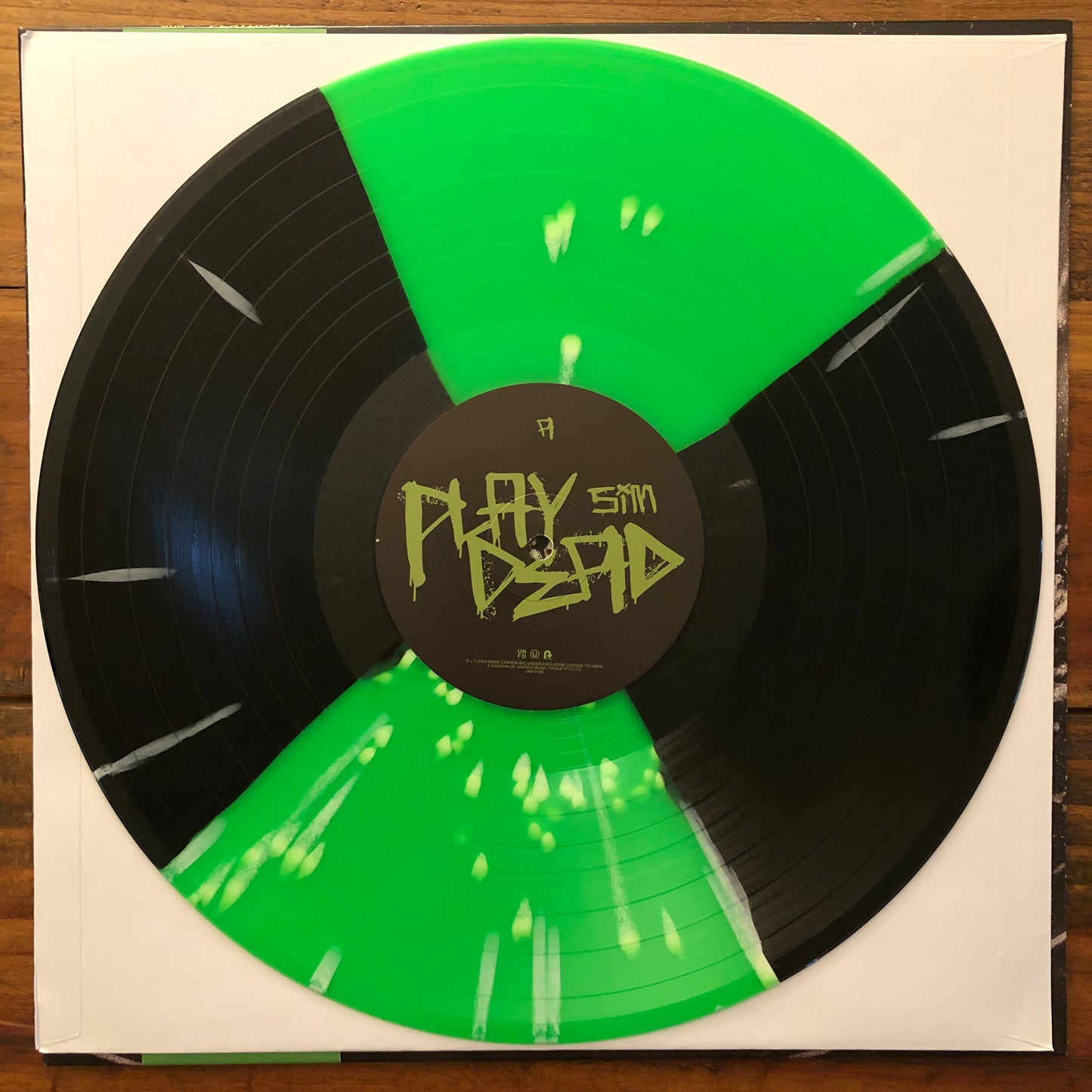 Sim, "Playdead" (Neon Green & Black Quad Vinyl) [Used]