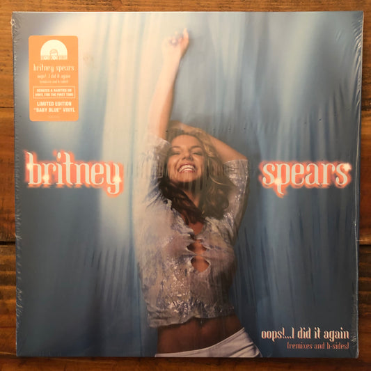 Britney Spears, "Oops!...I Did It Again (Remixes and B-Sides) (Baby Blue Vinyl) [Used]