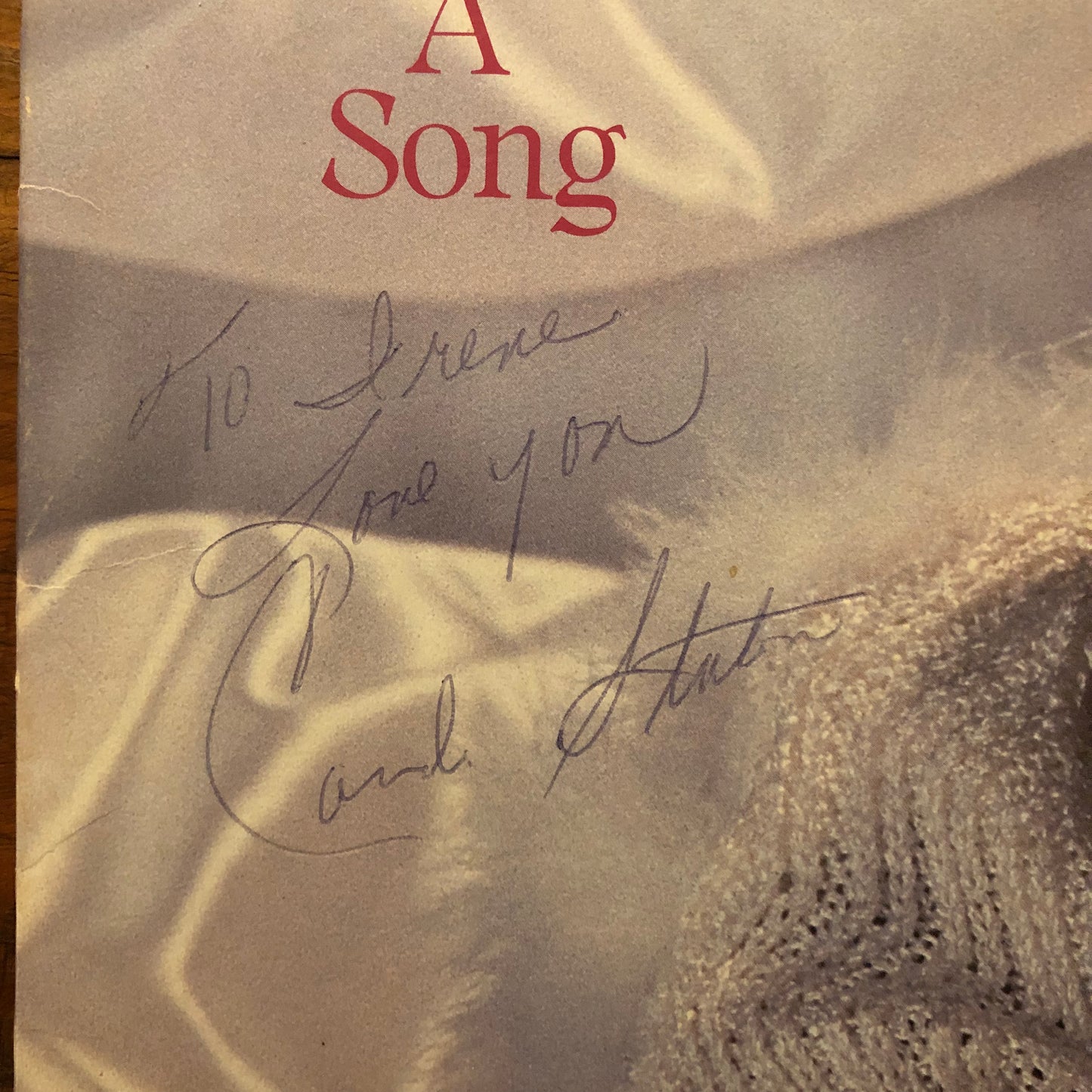 Candi Staton, "Sing a Song" (Signed) [Used]