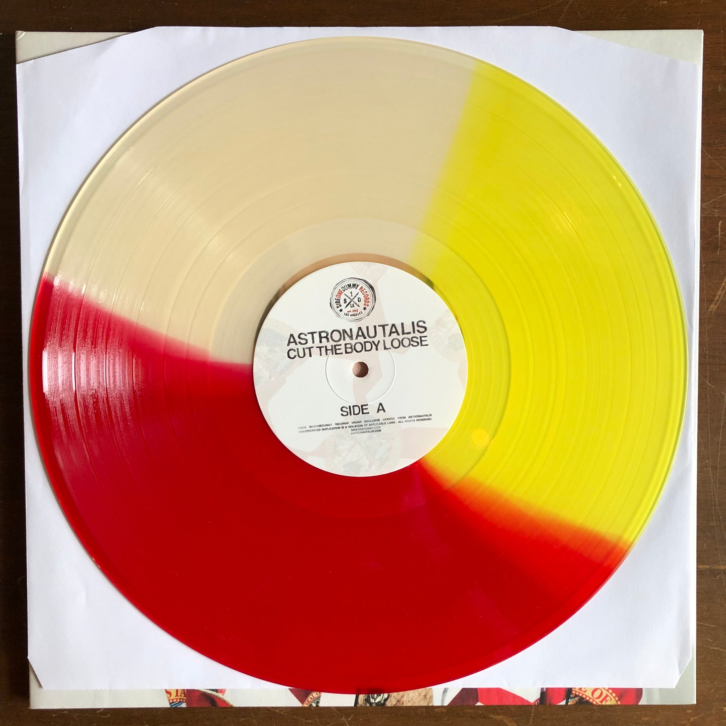 Astronautalis, "Cut the Body Loose" (Tri-Color Vinyl) [Used]