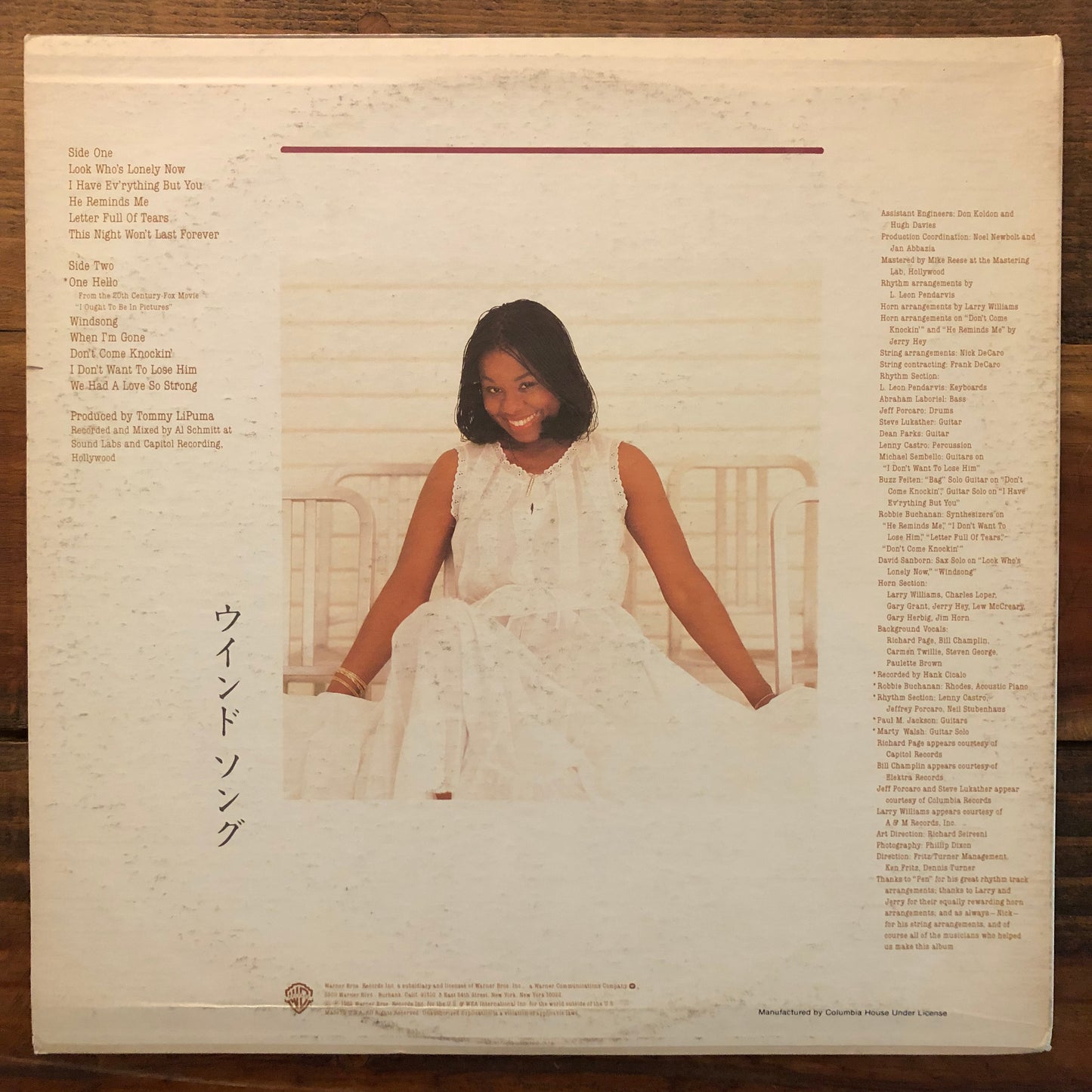 Randy Crawford, "Windsong" [Used]