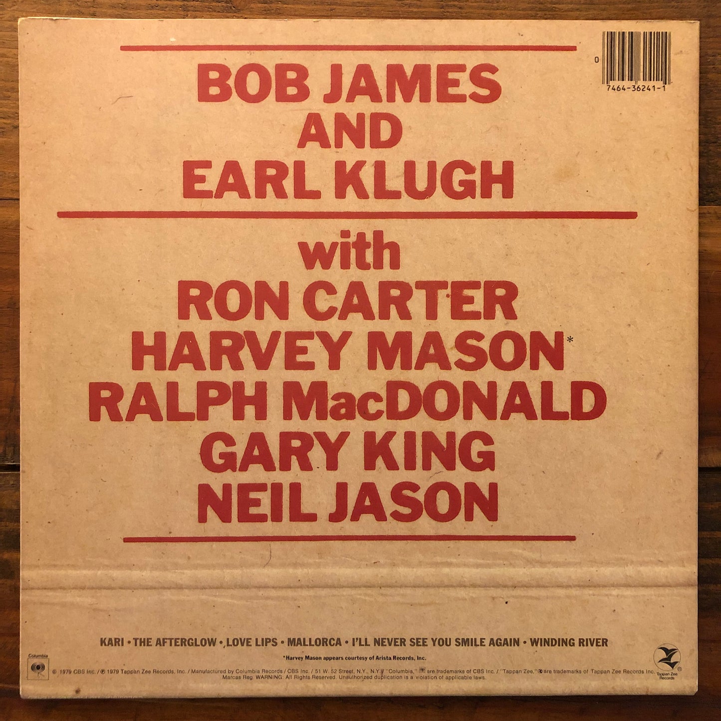 Bob James & Earl Klugh, "One on One" [Used]