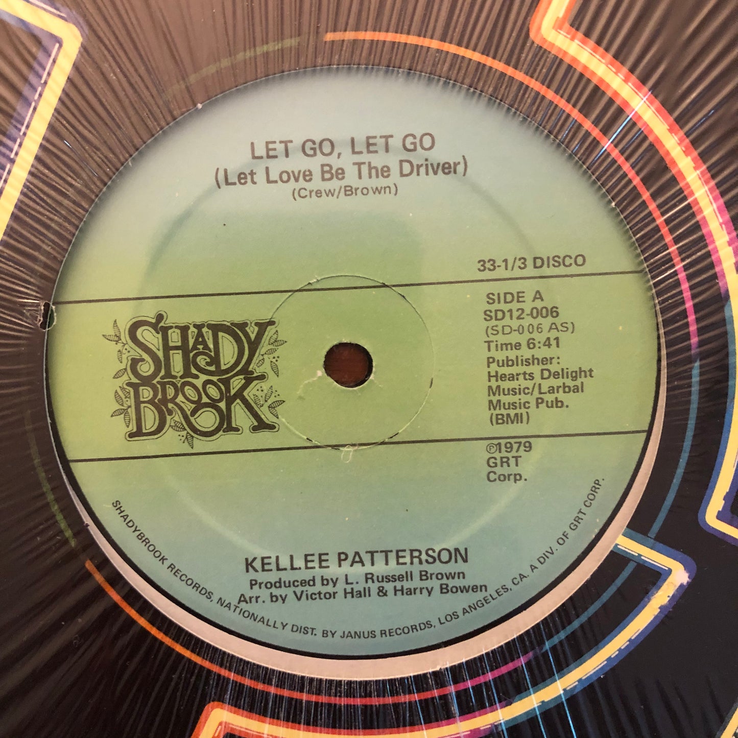 Kellee Patterson, "Let Go, Let Go (Let Love Be The Driver)" 12" (Sealed) [Used]