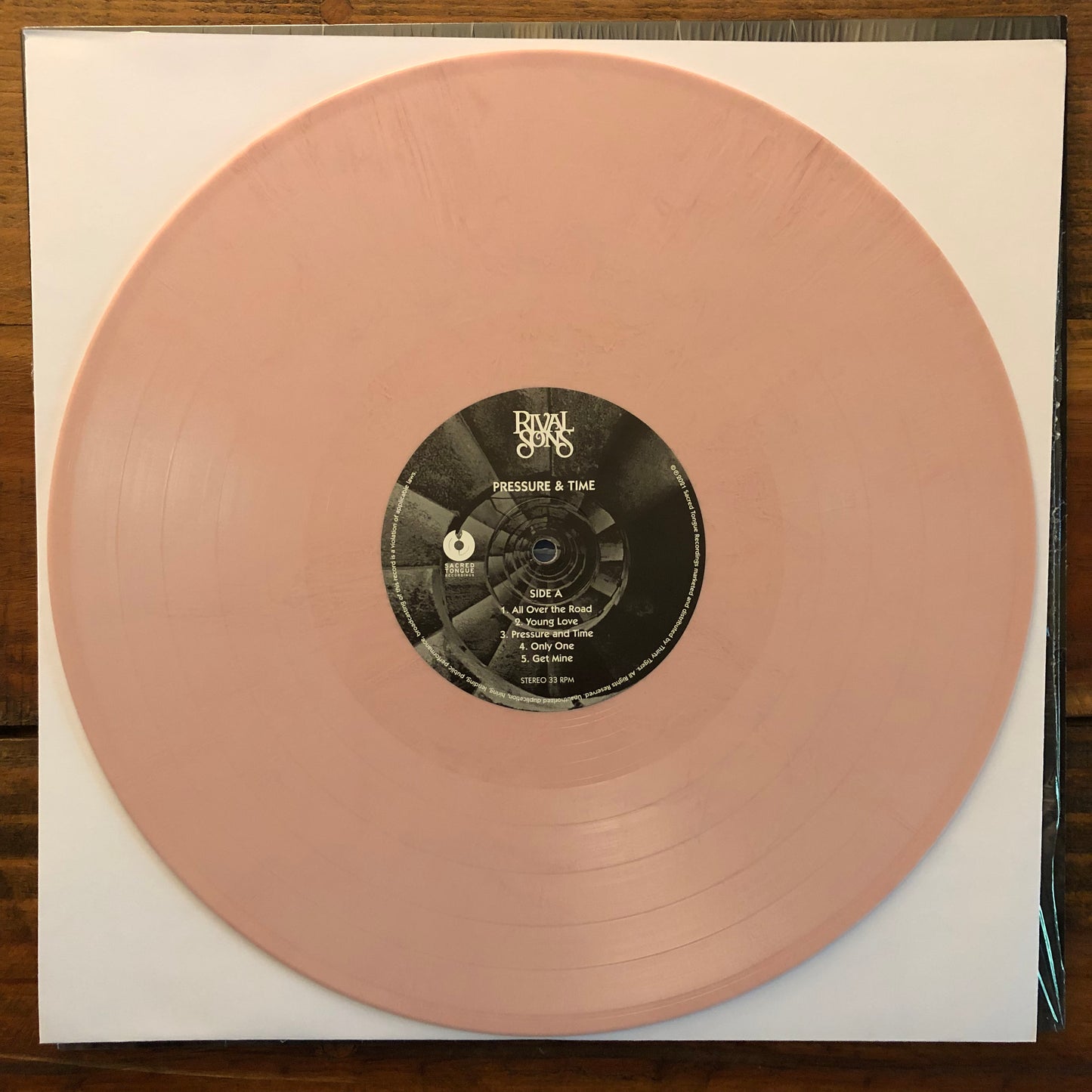 Rival Sons, "Pressure & Time" (Light Pink Vinyl) [Used]