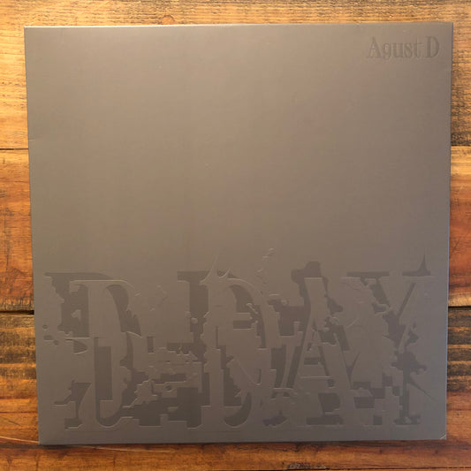 Agust D, "D-Day" (Black & White Mixed Vinyl) [Used]