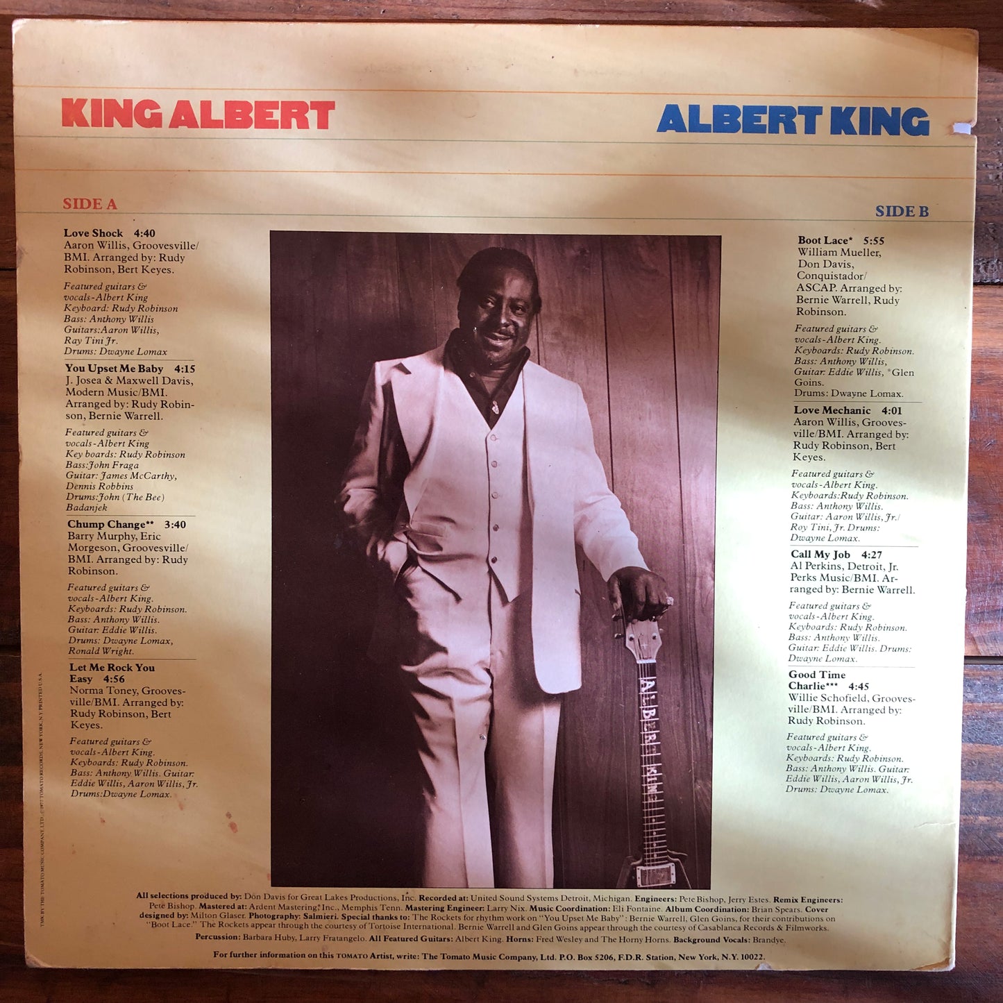 Albert King, "King Albert" [Used]