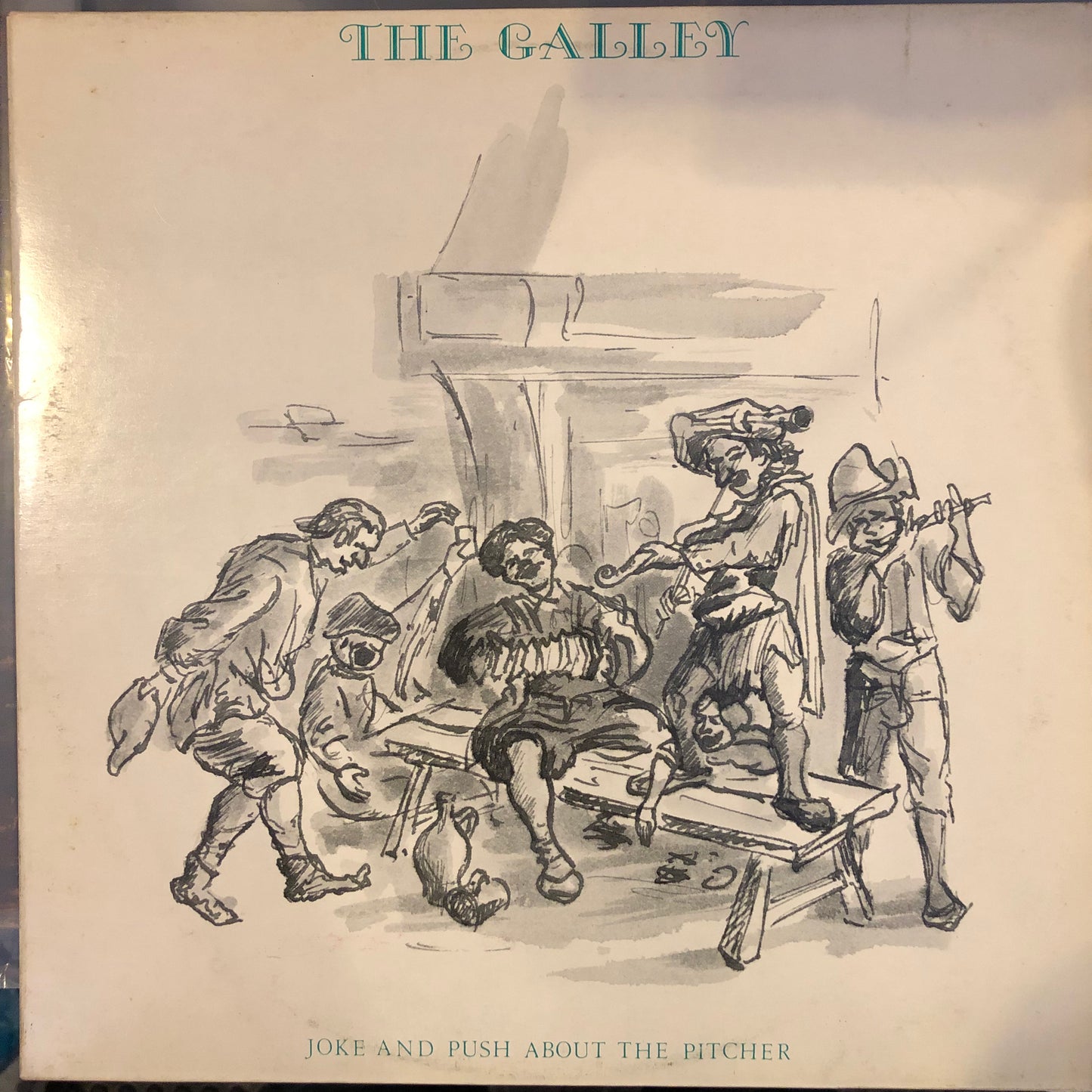 Galley, "Joke and Push About the Pitcher" [EX Used]