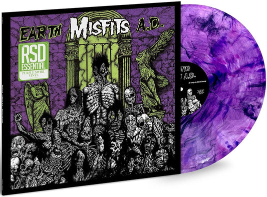 Misfits, "Earth A.D. / Wolf's Blood" (Purple Swirl)