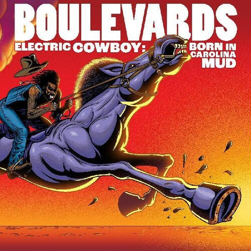 Boulevards, "Electric Cowboy: Born in Carolina Mud" (Red & Black Vinyl)