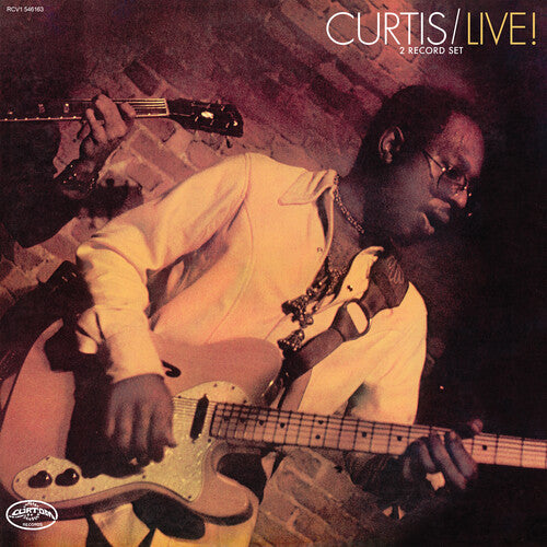 Curtis Mayfield, "Curtis/Live!" (Burgundy/Fruit Punch Vinyl)