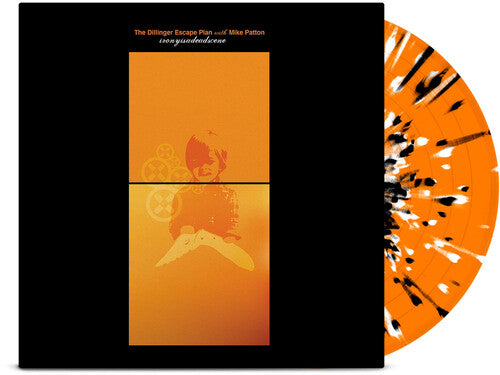 Dillinger Escape Plan, "Irony Is a Dead Scene" (Tangerine with Black & White Splatter)