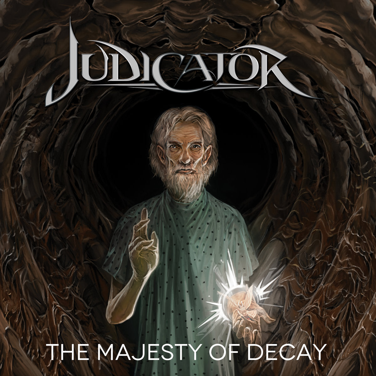 Judicator, "The Majesty of Decay" (Sea Blue Vinyl)