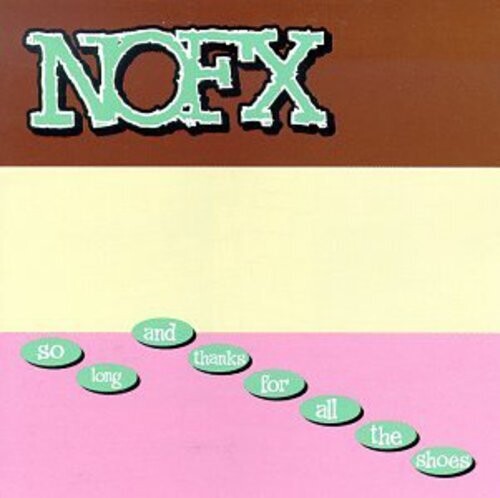 NOFX, "So Long and Thanks for All the Shoes" (Brown Bone Pink Stripe)