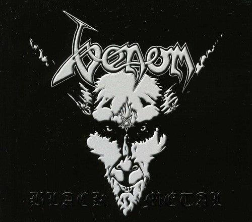 Venom, "Black Metal" (Silver & Black Splatter)